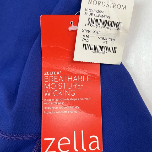 Zella Bright Vibrant Purple-Blue Workout Jacket Moisture Wicking XXL NWT - Picture 6 of 9